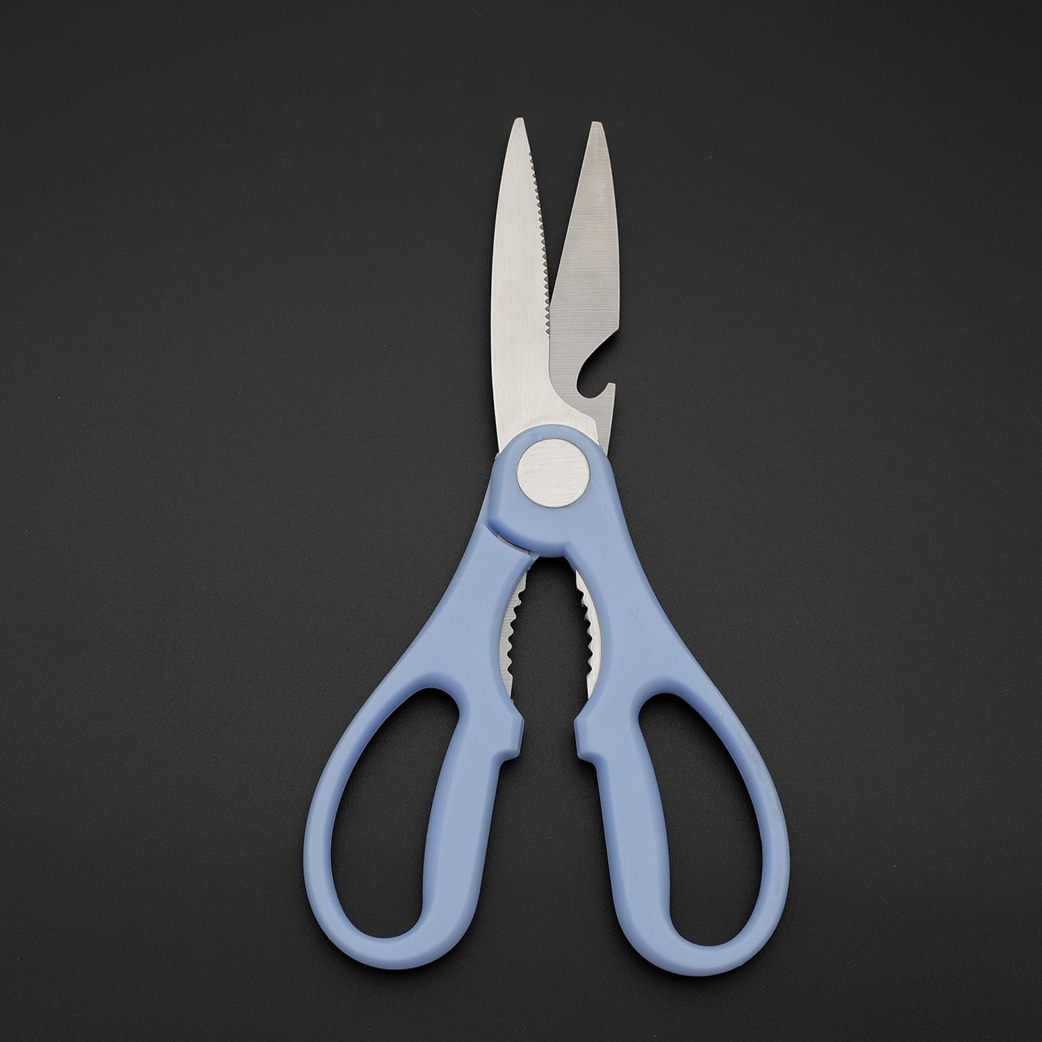 Kitchen Scissors for General Use Woman Kitchen Accessories Shears Heavy Duty Cooking Shears Left Handed Black Scissors Adults Sharp Utility Siccors for Food(B,1)