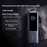 Anker Zolo 25000Mah Power Bank 165W PD Fast Charging with Built-In Retractable Cables Mobile Power for Iphone16 Macbook Laptop