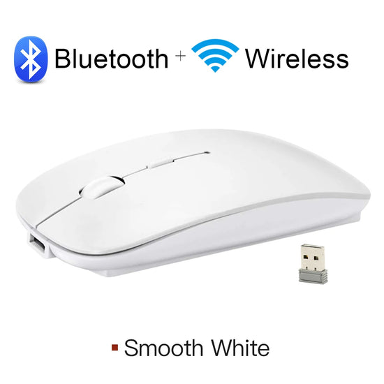 Bluetooth Mouse for Apple Macbook Air Pro Retina 11 12 13 15 16 Mac Book Laptop Wireless Mouse Rechargeable Mute Gaming Mouse