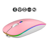 Bluetooth Mouse for Apple Macbook Air Pro Retina 11 12 13 15 16 Mac Book Laptop Wireless Mouse Rechargeable Mute Gaming Mouse