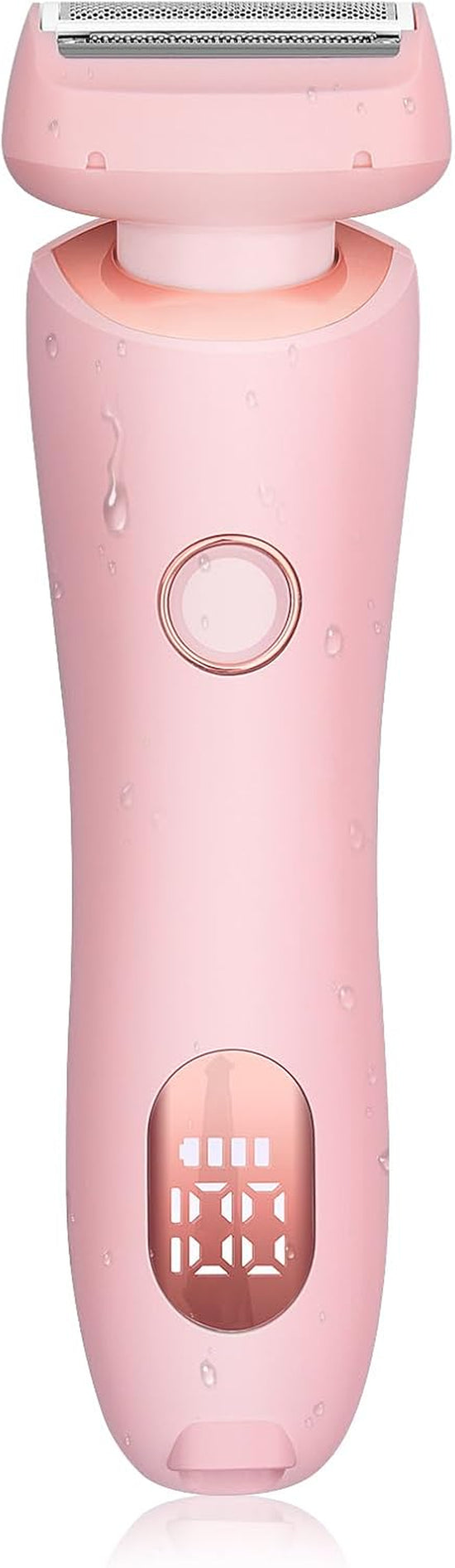 Electric Shaver for Women for Legs Electric Razor for Women Portable Lady Razors Bikini Face Underarm Public Hairs Rechargeable Trimmer with Detachable Head Cordless Wet Dry Use